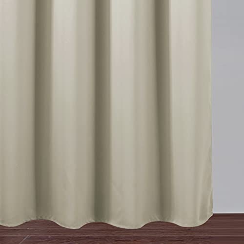 Light Beige Thermal Blackout Curtains (Light Beige / 38"W x 63"L (Pack of 2))