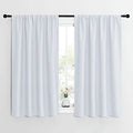Greyish White Window Curtain Panels (Greyish White / 42"W x 54"L (Pack of 2))