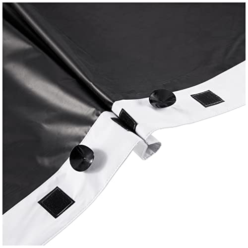 Portable Room Darkening Light Blocking Blackout Curtain Shade with Suction Cups (White / 1-Pack)
