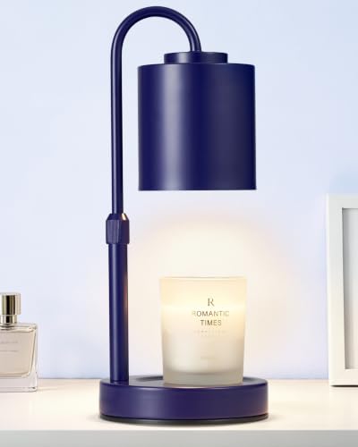 Dimmable Candle Warmer Lamp with Timer (Blue)