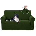 Loveseat Cover Stretch Couch Cover Sofa Slipcover (Bronze Green / Loveseat)