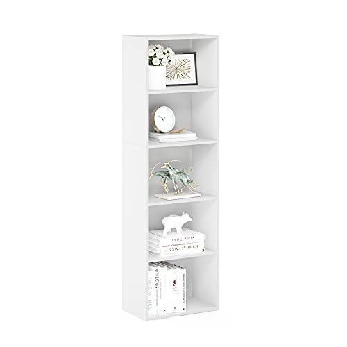 LUDER Book Shelf (White / 5-Tier)