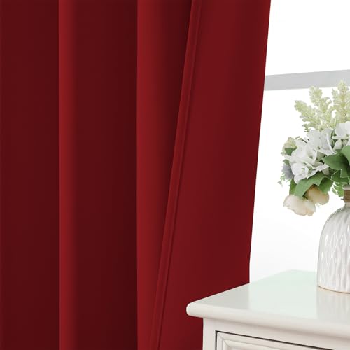 Red Blackout Curtains Customize (Red / Customsize)
