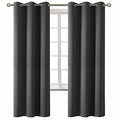 Blackout Curtains (Dark Grey / 42"W x 72"L (Pack of 2))