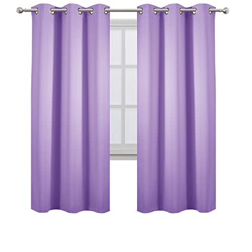 Lavender Thermal Blackout Curtains (Lavender / 42"W x 72"L (Pack of 2))
