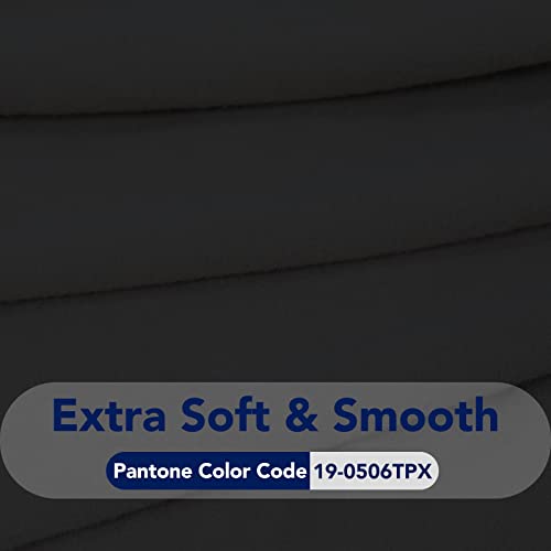 Stretch Couch Covers for Sofa 4 Seater Slipcovers Black (XX-Large 4-Seater Sofa / Black)