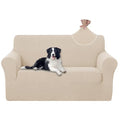 Loveseat Cover Stretch Couch Cover Sofa Slipcover (Beige / Loveseat)