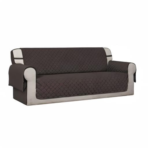 Reversible Couch Cover (Chocolate/Chocolate / XX-Large Sofa)