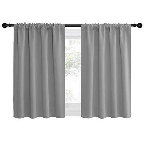RV Blackout Curtains for Camper Windows (Silver Grey / 42"W x 36"L (Pack of 2))