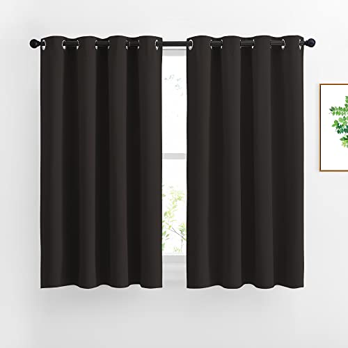 Blackout Curtains Panels for Window (Toffee Brown / 52"W x 54"L (Pack of 2))