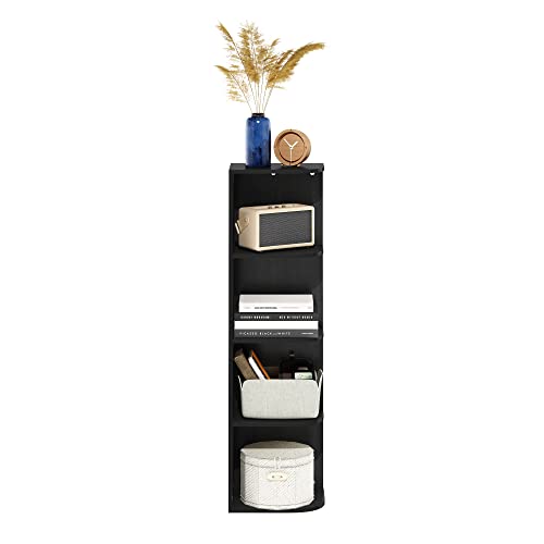 Pasir 4 Tier Corner Open Shelf Bookcase (Blackwood / 4-Tier Corner)