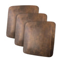 Leather Look Couch Cushion Covers Sofa Seat Slipcovers Sets Couches Furniture Protector for Sectional Armchair Loveseat Pets Kids Stretch Spandex Fabric (3 Cushion XL Sofa / Dark Brown)