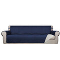 Reversible Quilted Couch Covers for Dogs Sofa Cover 4 Seater 88" (XX-Large / Navy/Ivory)