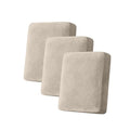 Couch Cover Stretch Velvet Sofa Cushion Cover 3 (Taupe / 3PC Seater or Backrest)