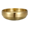 9.1" Stainless Steel Bowl Decorative Key Bowl for Entryway Table (Gold / 9.1 Inches)