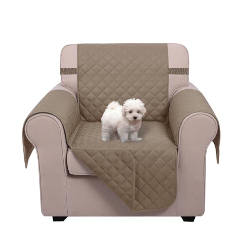 Reversible Recliner Chair Covers (Taupe/Taupe / 23''armchair)