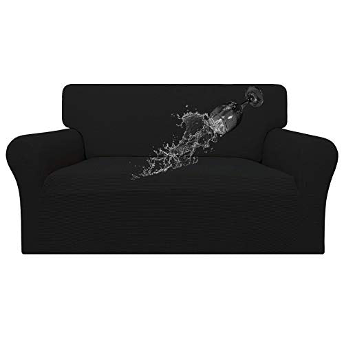 100% Waterproof Oversized Loveseat Cover (Black / Oversized Loveseat)