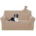 Loveseat Cover Stretch Couch Cover Sofa Slipcover (Camel / Loveseat)
