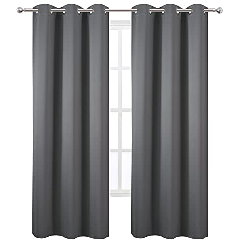 Frost Grey Thermal Blackout Curtains (Frost Grey / 42"W x 95"L (Pack of 2))