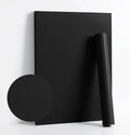 394''x17.7'' Black Peel and Stick Wallpaper Contact Paper Modern Self Adhesive Wall Paper Removable Renter Friendly Textured Solid Color Shelf Cabinet Vinyl Roll (Black / 17.7" x 394")