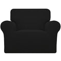 Stretch Oversized Chair Slipcover with Arm Washable Black (Small-XL Chair / Black)