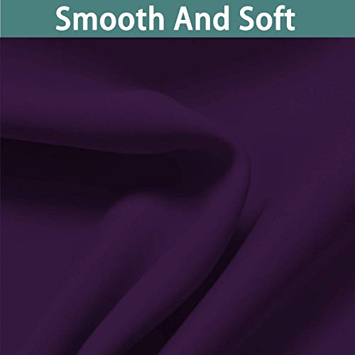 Purple 100% Blackout Patio Door Curtain Panels W100 x L84 (100"W x 84"L (Pack of 1) / Purple)