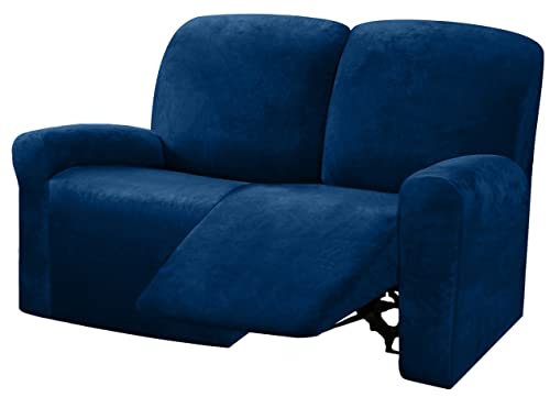 Reclining Love Seat Slipcover (Navy)
