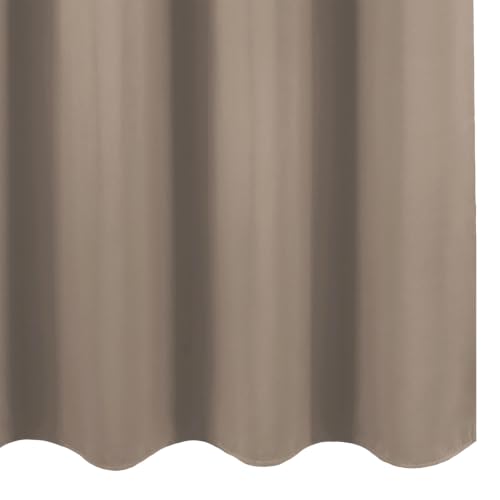 Cappuccino Blackout Curtains 34 x 84 Inch Length (Cappuccino / 34"W x 84"L (Pack of 2))