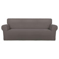 Stretch Oversized Couch Covers Fleece Sofa Slipcovers Taupe (X-Large Oversized Sofa / Taupe)