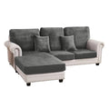 Couch Cover 3 (Grey / 2 Seater + Chaise)