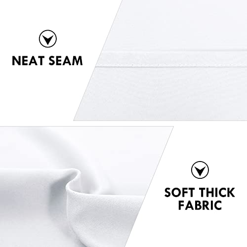 Blackout Curtains for Bedroom Living Room 38 x 84 Inch Long 2 Panels (Greyish White / 38"W x 84"L (Pack of 2))