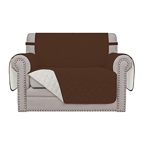 Reversible Couch Cover (Coffee/Ivory / Small-XL Chair)