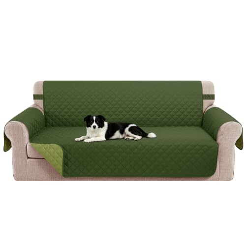 Reversible 4 Seater Sofa Cover (Huntergreen/Sage / Sofa Xxl - Xxl Large (91"))