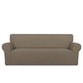 Stretch Oversized Couch Covers Fleece Sofa Slipcovers Natural (X-Large Oversized Sofa / Natural)