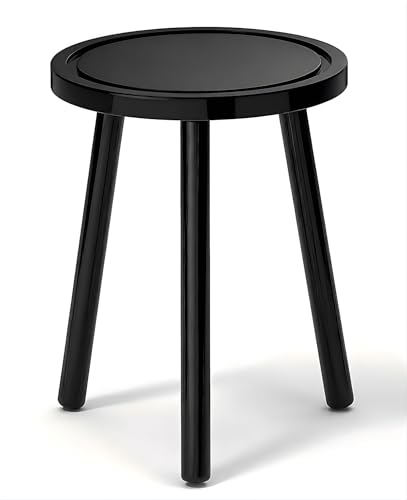 Wood Plant Stands Indoor (Black / 1 Pack)