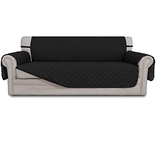 Reversible Couch Cover (Black/Black / Large Sofa)
