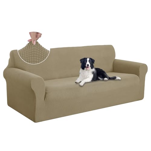Oversized Stretch Couch Cover Slipcover (Sand / Xl Sofa)