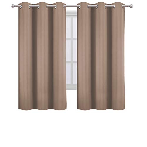 Cappuccino Blackout Curtains 42 x 63 Inch Length (Cappuccino / 42"W x 63"L (Pack of 2))
