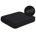 Water Repellent Sofa Cushion Slipcovers (Medium / Black)