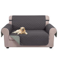 Loveseat Sofa Cover for 2 Cushion Couch (Dark Grey/Light Grey / 45''loveseat-small)