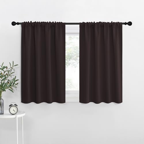 RV Blackout Curtains for Camper Windows (Toffee Brown / 29"W x 40"L (Pack of 2))