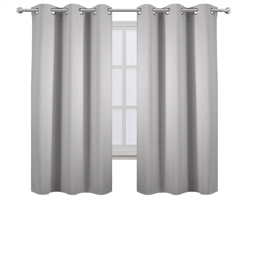 Light Grey Blackout Curtains (Light Grey / 38"W x 54"L (Pack of 2))