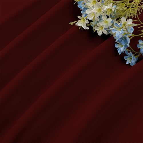 Burgundy Red Blackout Curtains Customize (Burgundy Red / Customsize)