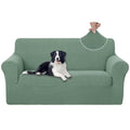 Oversized Stretch Loveseat Couch Cover (Cyan / Xl Loveseat)