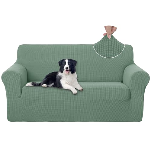 Oversized Stretch Loveseat Couch Cover (Cyan / Xl Loveseat)