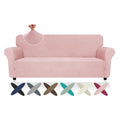 Super Stretch Sofa Cover (- Rose / Large (72"-92"))