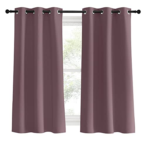 Kitchen Curtains (Dry Rose / 34"W x 60"L (Pack of 2))