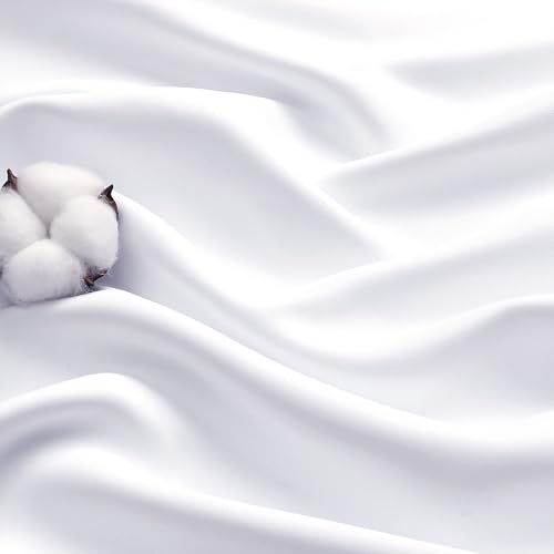 Ava Pure White Curtains 30 Inches Long 2 Panels (Pure White / 30"W x 30"L (Pack of 2))