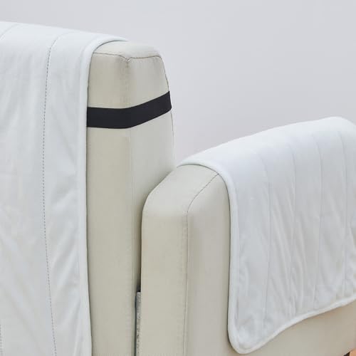 Velvet Recliner Cover (Recliner / 18- Velvet - White)