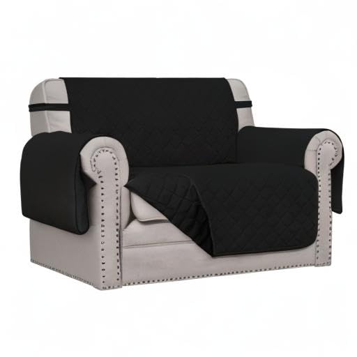 Reversible Couch Cover (Black/Black / Small-XL Chair)